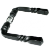 BEQUILLE FORME TORSADEE NOIRE 7X70