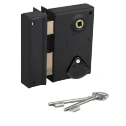 SERRURE A APPLIQUER VERTIC FOUILLOT GAUCHE 2 CLES