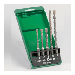 MECHE BETON 5/6/8 HITACHI (COFFRET DE 5)