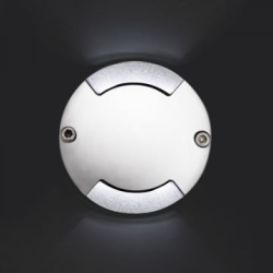 SPOT "KEENAN" ENCASTRABLE SOL ET MUR ARGENT 8 LEDS/0.8W