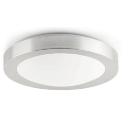LOGOS-1  PLAFONNIER D270MM IP 44 ARGENT