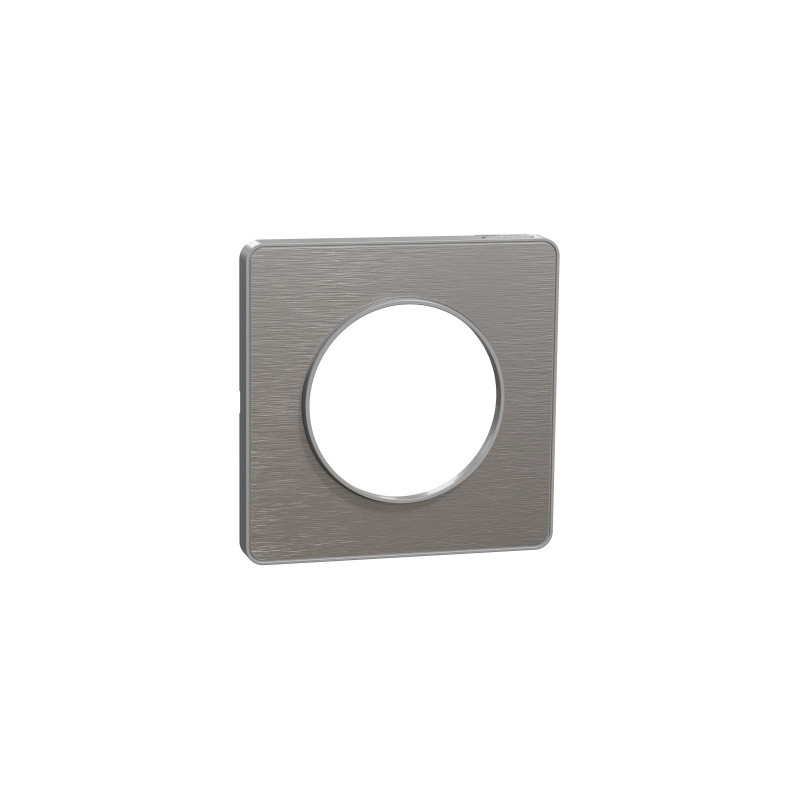 ODACE PLAQUE 1 POSTE TOUCH ALU ALUMINIUM BROSSE - S530802J ODACE PLAQUE 1 POSTE TOUCH ALU ALUMINIUM BROSSE - S530802J