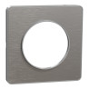 ODACE PLAQUE 1 POSTE TOUCH ALU ALUMINIUM BROSSE - S530802J