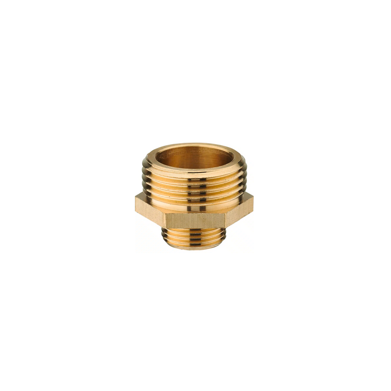 MAMELON LAITON 245 - DOUBE MALE INEGAUX 1/2" - 1/4 MAMELON LAITON 245 - DOUBE MALE INEGAUX 1/2" - 1/4