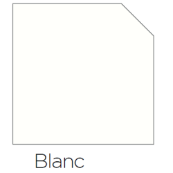 DRESSING JEU DE 2 JOUES UNI BLANC EXTERIEURES H2200MM