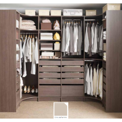 DRESSING PETIT TIROIR GRIS CACHEMIRE L400MM