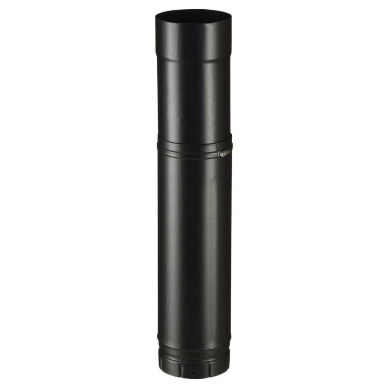 POUJOULAT CONDUIT EMAILLE D150 L510-860 REGLABLE NOIR POUJOULAT CONDUIT EMAILLE D150 L510-860 REGLABLE NOIR