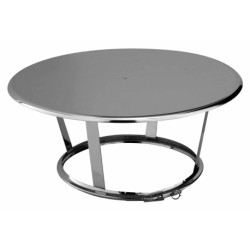 POUJOULAT CHAPEAU PARE-PLUIE INOX-INOX D180-230