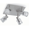 REGLETTE TUBA NICKEL MAT 4L GU10 11W DECO