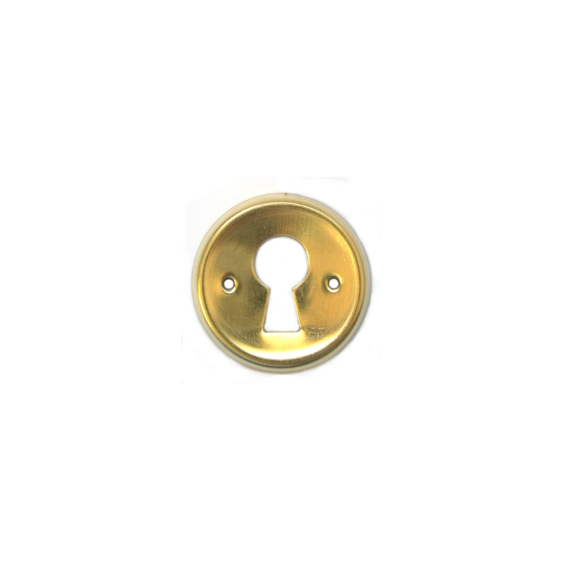 ROSACE MEUBLE RONDE 30MM JAUNE