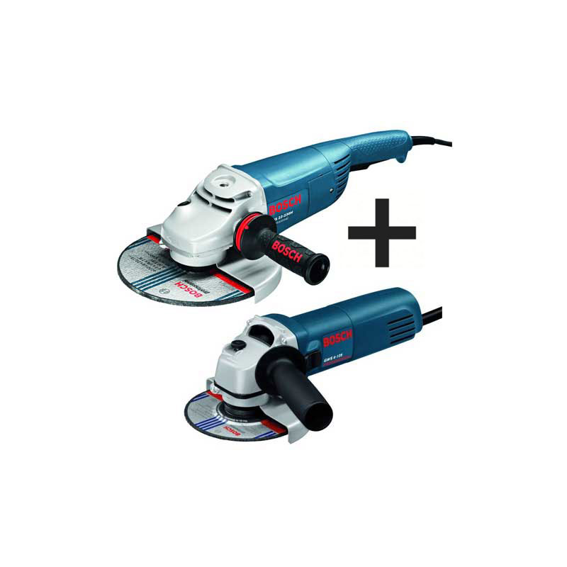 MEULEUSE PACK Ø 230MM - 2000 W + Ø 125MM - 850 W BOSCH MEULEUSE PACK Ø 230MM - 2000 W + Ø 125MM - 850 W BOSCH