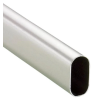 TUBE PENDERIE OVALE PLASTIFIE GRIS 30X15MM 2M00