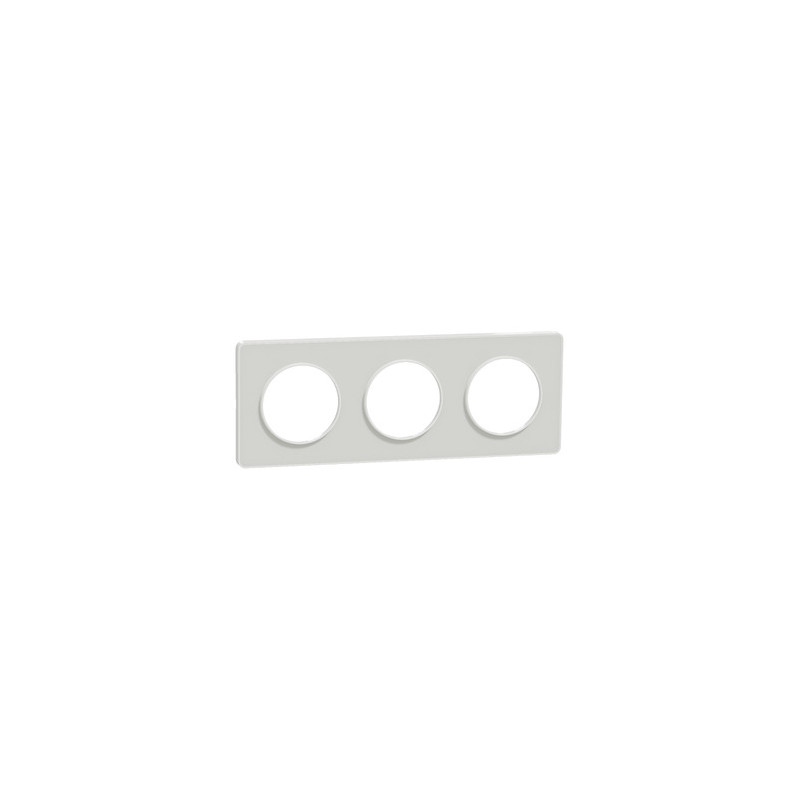 ODACE PLAQUE 3 POSTES 71 MM TOUCH TRANSLUCIDE - S520806R ODACE PLAQUE 3 POSTES 71 MM TOUCH TRANSLUCIDE - S520806R