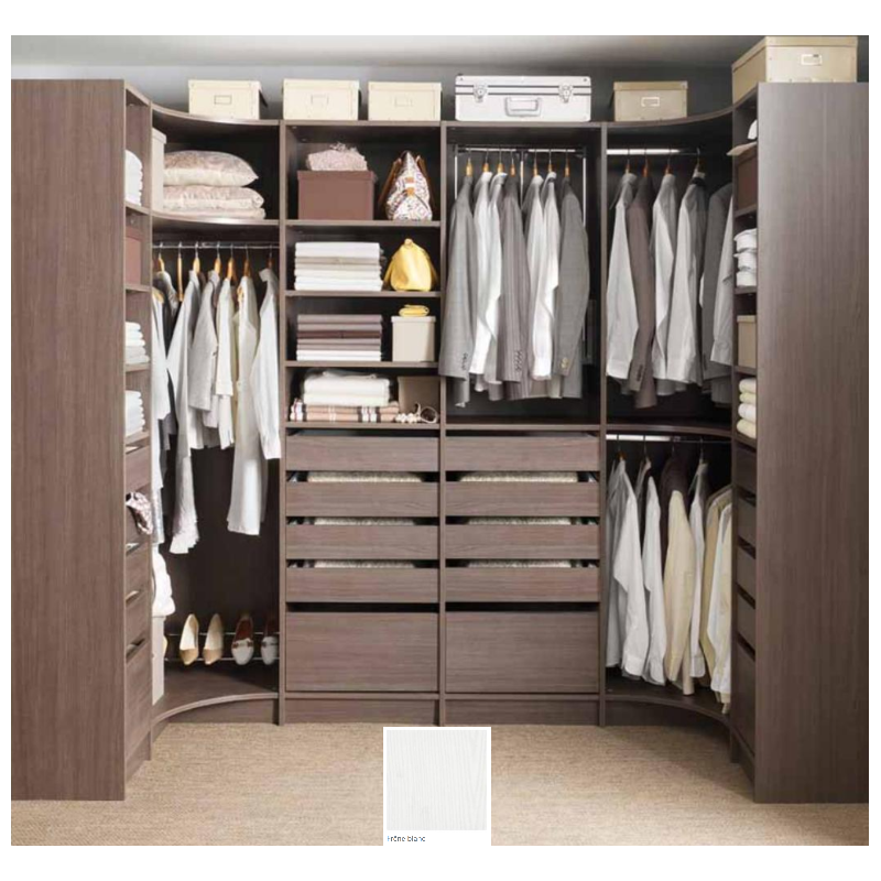 DRESSING ETAGERE ANGLE FRENE BLANC 900X900MM DRESSING ETAGERE ANGLE FRENE BLANC 900X900MM