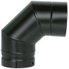 POUJOULAT COUDE 90° EMAILLE D150 NOIR