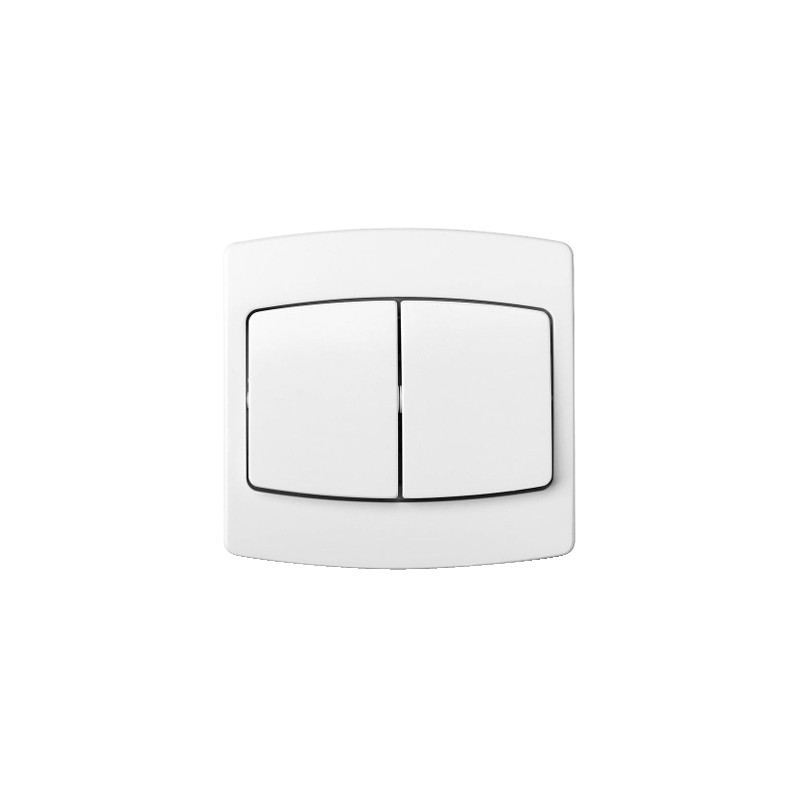 ALCYON INTERUPTEUR DOUBLE VA&VIENT BLANC-ALB73060 ALCYON INTERUPTEUR DOUBLE VA&VIENT BLANC-ALB73060