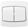 ALCYON INTERUPTEUR DOUBLE VA&VIENT BLANC-ALB73060