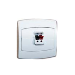 ALCYON PRISE DOUBLE HAUT PARLEUR BLANC-ALB74381