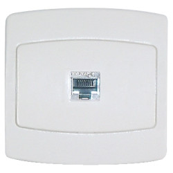ALCYON PRISE RJ45 CAT5E BLANC-ALB73537