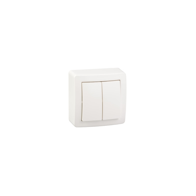 ALREA INTERUPTEUR DOUBLE VA ET VIENT BLANC-ALB62056 ALREA INTERUPTEUR DOUBLE VA ET VIENT BLANC-ALB62056