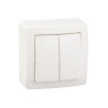 ALREA INTERUPTEUR DOUBLE VA ET VIENT BLANC-ALB62056