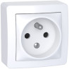 ALREA  PRISE 2P+T BLANC ALB62272