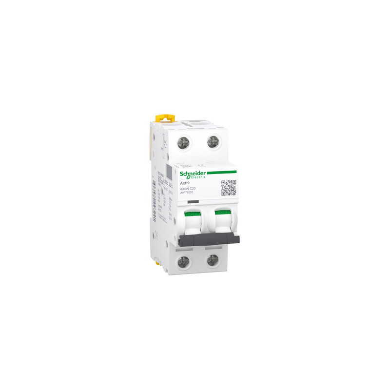 DISJ C60N 2P 20A 6KA C - A9F79220 DISJ C60N 2P 20A 6KA C - A9F79220
