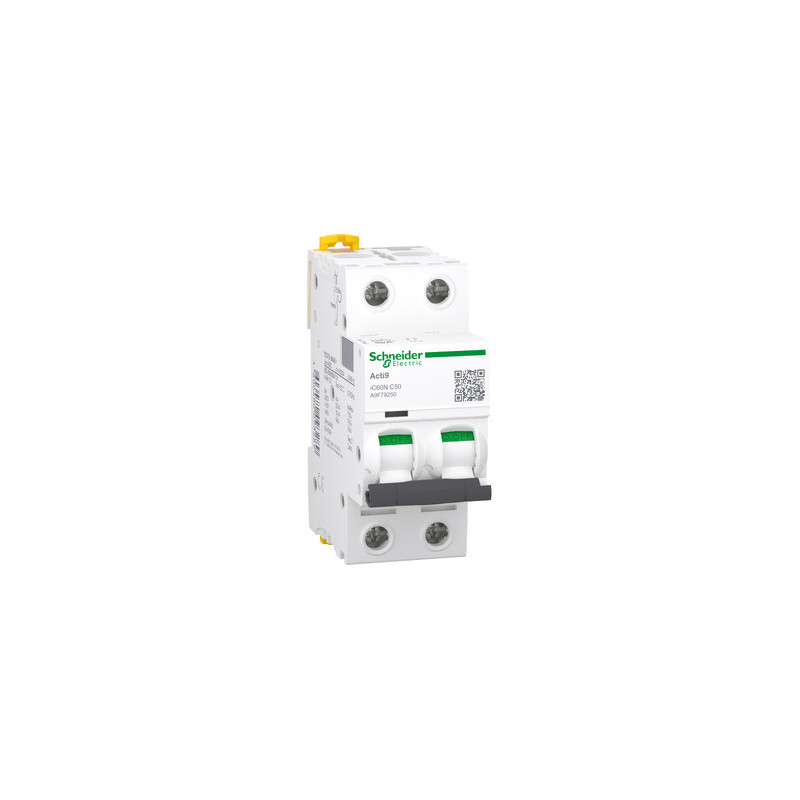 DISJ C60N 2P 50A 6KA C - A9F79250 DISJ C60N 2P 50A 6KA C - A9F79250
