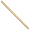 MANCHE PELLE BOIS DUR LONG. 1,10M  DIAM. 40MM
