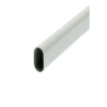 TUBE PENDERIE OVALE PLASTIFIE BLC 30X15MM 2M00