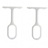 SUPPORT PENDERIE MILIEU 30X15 AC BLC (PAR 2)