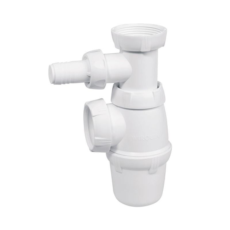 SIPHON EVIER REGLABLE AVEC PRISE MACHINE A LAVER (TROP-PLEIN)