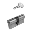 CYLINDRE PROFIL EUR 30X60MM NICKELE 3 CLES