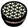 DEMI MASQUE CAOUTCHOUC GALETTE