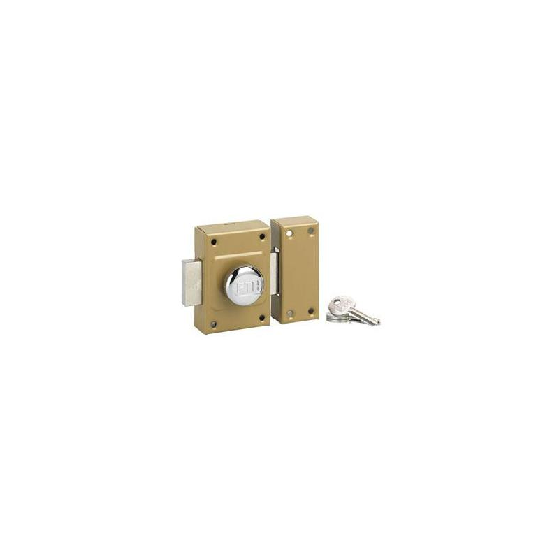 VERROU 45MM A BOUTON ET CYLINDRE VERROU 45MM A BOUTON ET CYLINDRE
