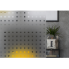FILM DEPOLI A CARRES TRANSPARENTS INT470 EN 1M22 DE LARGE, LE ML