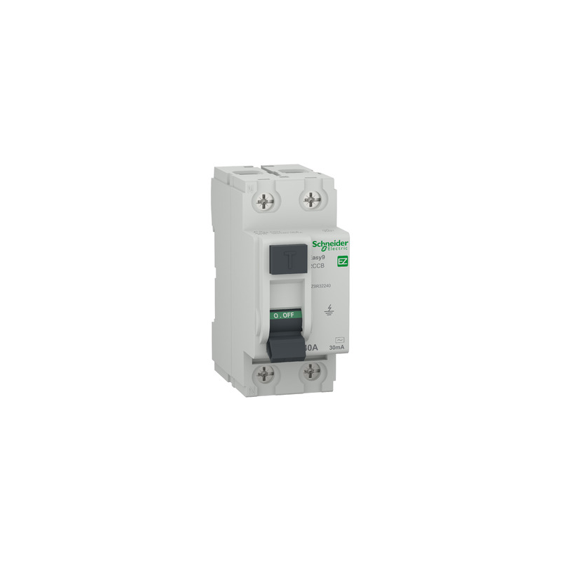 INTER DIF EASY9 2P 40A 30MA AC - EZ9R32240 INTER DIF EASY9 2P 40A 30MA AC - EZ9R32240