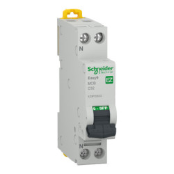 DISJ EASY9 1P+N 32A 4,5KA C - EZ9P32632