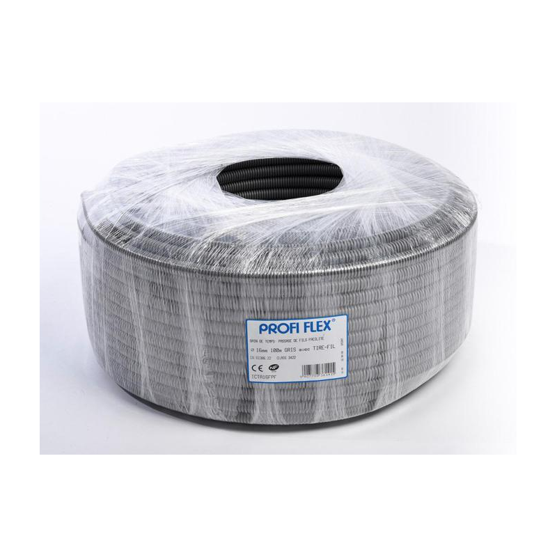 GAINE ANNELEE D25 ROULEAU DE 100M GAINE ANNELEE D25 ROULEAU DE 100M