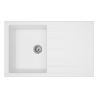 EVIER A ENCASTRER SMC 1B1E CUBE 810X500 BLANC